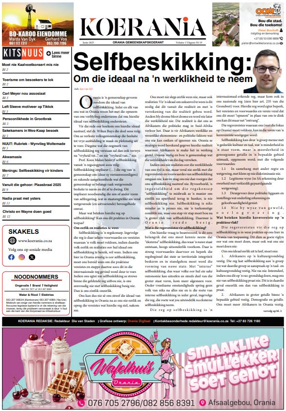 Koerania - Junie 2025 voorblad