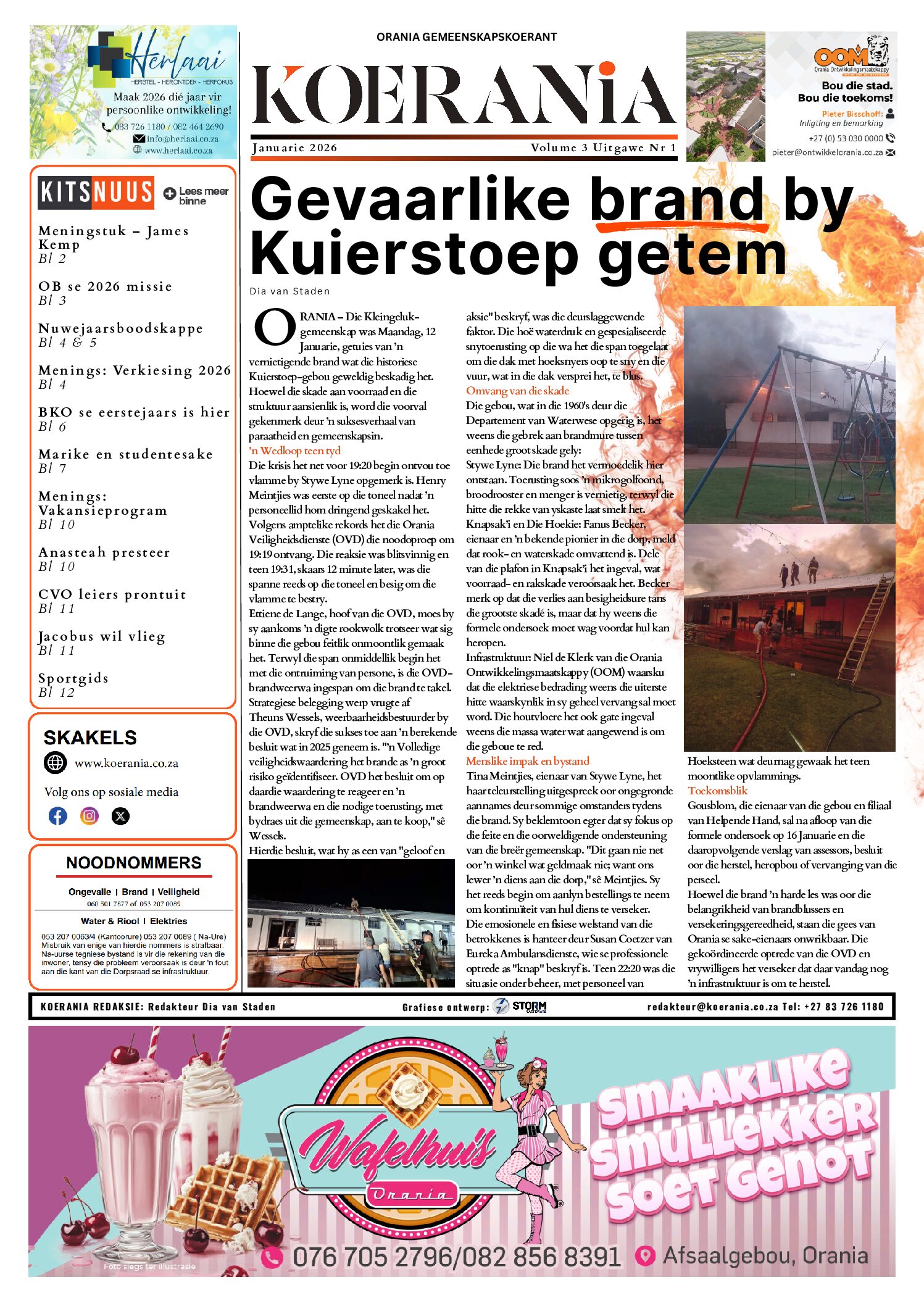 Koerania – Januarie 2026 voorblad