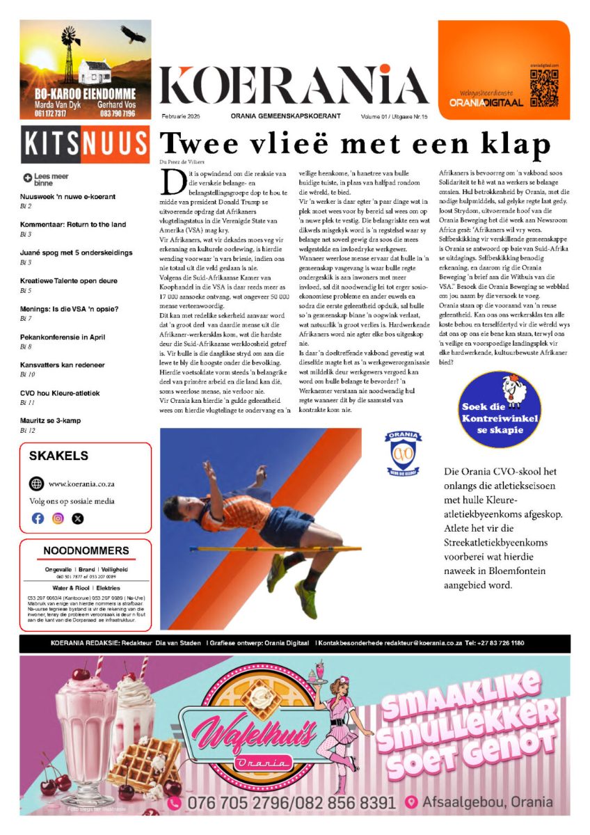 Koerania - Februarie 2025 voorblad