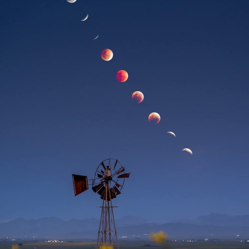 Maansverduistering foto Brian van Hansen